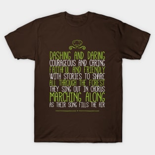 Gummi Bears Theme Song Lyrics T-Shirt